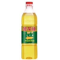 金龙鱼大豆油900ml精炼一级小瓶装调和油食用油烘焙炒菜黄豆油