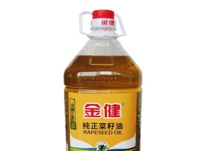 金健醇正菜籽油4.5L 食用油 物理压榨植物油优质菜油图1