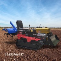 厂家直销小型座驾式履带旋耕机标配五种功能适用于果园苗圃大棚
