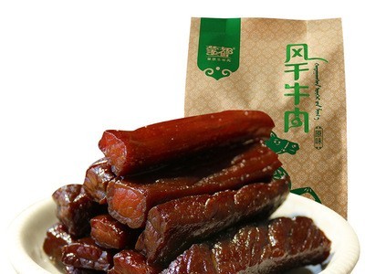 蒙都风干牛肉干七成干500g内蒙古真空独立包装图1