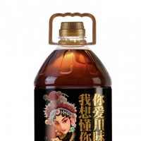 厂家直销 仙餐非转基因特黄浓香菜籽油5l 四川特产食用油5升礼盒