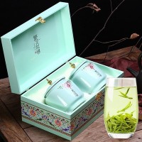 2021新茶浙江龙井陶瓷礼盒装高档明前正宗一级茶叶清香型500g