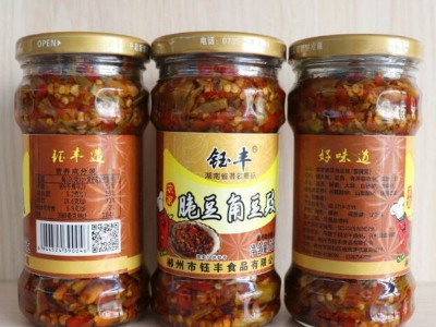 批发钰丰湖南特产脆豆角豆豉268g 下饭菜调味品家乡风味豆豉图4