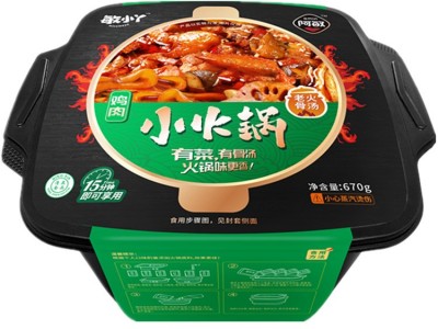 阿敏清真自热火锅小火锅自加热食品家庭装懒人火锅自热饭方便620g图2