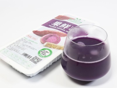 冷冻速冻水果紫薯山药泥500G装果汁可制定紫薯红薯泥烘焙馅料果酱图5