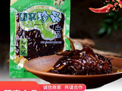 云南厂家批发鸡枞菌 开袋即食 食用菌农产品菌菇 下饭菜图2