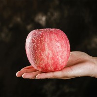 大连含硒糖心富士条纹苹果现摘现发一件代发4斤整箱水果新鲜包邮（电议）