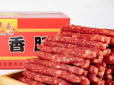 广东腊肠供应5kg肥肠加工腊味农家休闲腊肉肠食品农家风味香肠图4