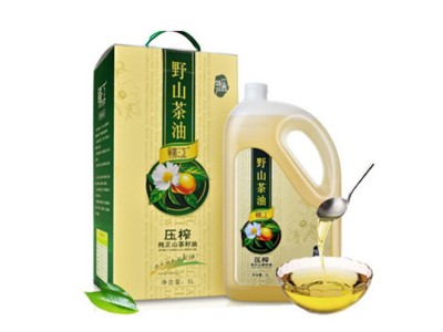 江西赣江茶油 山茶油 物理压榨茶籽油 5L家庭装图1