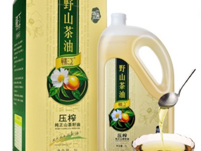 江西赣江茶油 山茶油 物理压榨茶籽油 5L家庭装图4