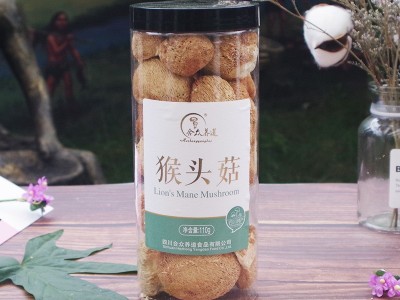 合众养道罐装猴头菇干货食用菌 猴头菇110克/罐图4