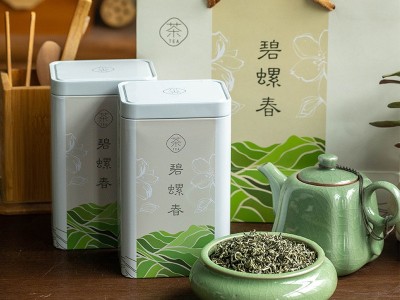 2022新茶浓香花果香茶叶绿茶罐装春茶特级高山明前碧螺春一件代发图5