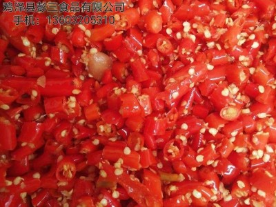 大量批发红剁椒 鸡泽剁辣椒 剁椒酱泡酱菜 盐渍菜图2