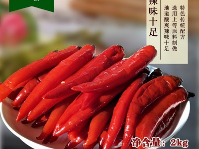 遂乡缘二荆条 泡红椒 调味品2kg大袋装 厂家直销 2000g*袋图4