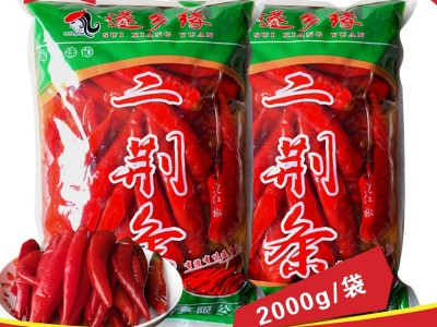 遂乡缘二荆条 泡红椒 调味品2kg大袋装 厂家直销 2000g*袋图2