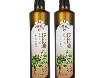 帝麦 物理冷榨核桃油500ml*2孕妇儿童可适用食用油图3