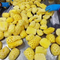 2022新产季冷冻菠萝块 凤梨块速冻水果厂家批发