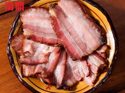 源头厂家直供烟熏三线腊肉腊五花肉重庆四川农家风味餐饮批发  2件起批图2