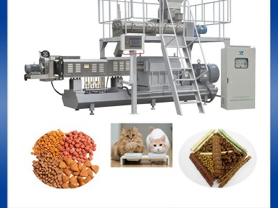 真诺低温烘焙粮猫狗粮设备 全自动宠物零食冷挤压生产线图3