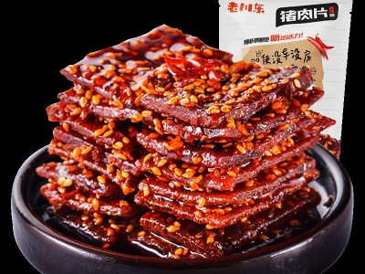 老川东麻辣味猪肉脯 休闲食品零食 猪肉干独立小包装100g 一件代发图3