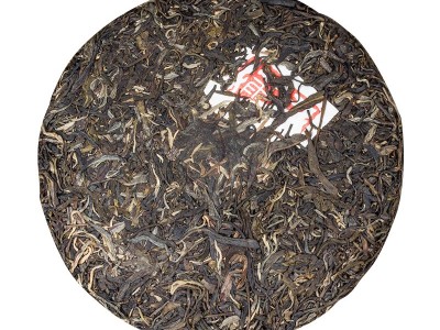 厂家批发云南普洱茶 勐腊布朗山茶叶 357克生茶饼 普洱茶批发图2