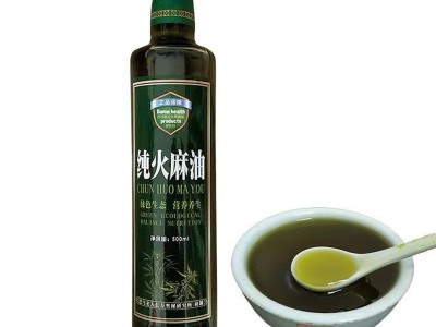 长寿者壹号火麻仁油食用巴马初榨头道纯火麻油拌蜂蜜水家用500ML  2瓶起批图5