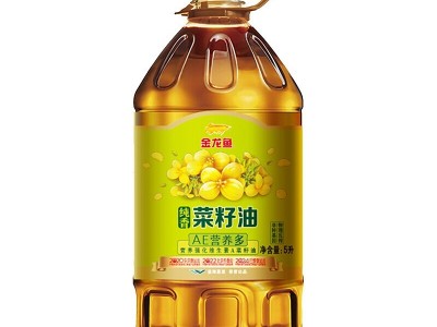 金龙鱼纯香菜籽油AE营养多5L  4桶起批图5