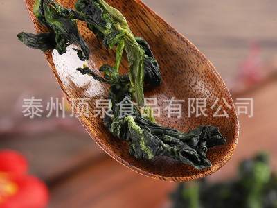 现货脱水蔬菜40*40万年青菜干 免费拿样热风干燥脱水菜芯万年青图2