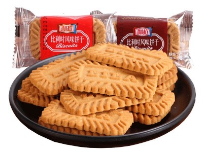 利拉比利时风味饼干焦糖饼干1000g西式糕点休闲零食品整箱批发图5