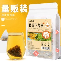桂花乌龙茶 三角立体袋泡茶 调味茶150g优质桂花一件代发50包装