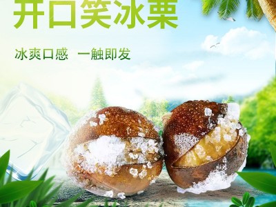 燕山明珠 冰板栗 450g/袋 冷冻开口笑 熟板栗 批发图2