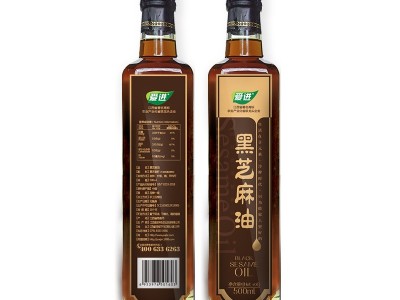 江西特产 黑芝麻油 石磨黑芝麻油500ml*2年货礼盒装 一件代发图3