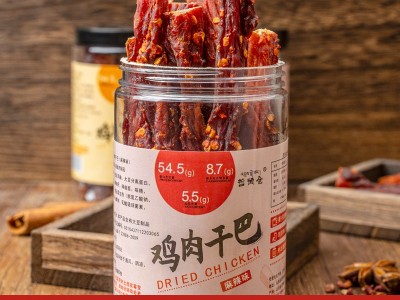 鸡肉干人吃风干鸡胸肉条批发一件代发手撕健身高蛋白零食四川特产图2