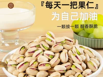 开心果罐装500g坚果休闲零食 手剥开口大颗粒开心果零食厂家批发图4