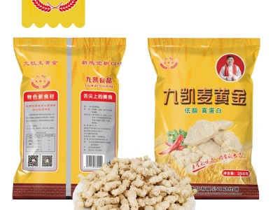 九凯麦黄金1kg*4大包装整箱串状干面筋商用饭店烧烤素肉食高品质 2箱起批图4