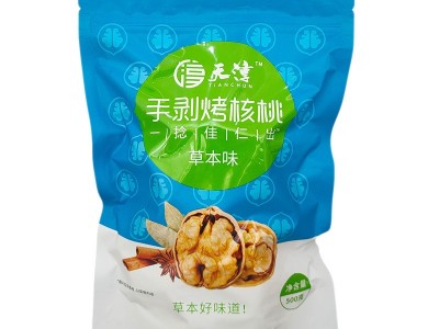 500g净重手剥烤核桃熟核桃奶油味新疆薄皮大核桃壳薄草本蜂蜜五香图5