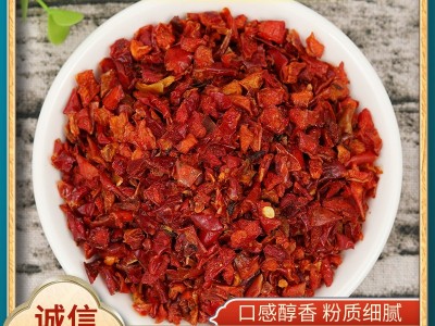 红椒粒 供应食品级脱水红椒粒炒菜火锅调料脱水红椒粒 辣椒粒图3