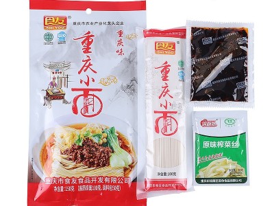 食友 重庆小面麻辣味166g袋装 速食宽面条 麻辣细面 家用川味凉菜图5