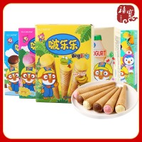韩国啵乐乐什锦夹心饼干六一儿童节零食冰淇淋造型甜筒宝噜噜饼干