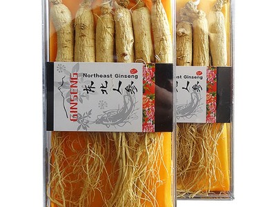 凤香家长白山6-7根干人参100g 东北特产生晒参泡酒料白参人参礼盒图5