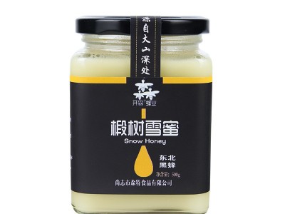 东北黑蜂椴树雪蜜 500g 厂家一手货源 诚招代理 开森蜂蜜图5